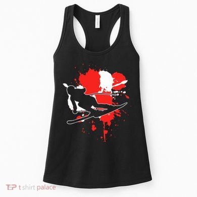 Austria Flag Skier Austrian Alpine Skiing Women's Tank Top