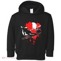 Austria Flag Skier Austrian Alpine Skiing Toddler Hoodie thumb 0