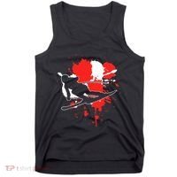 Austria Flag Skier Austrian Alpine Skiing Tank Top thumb 0
