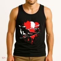 Austria Flag Skier Austrian Alpine Skiing Tank Top thumb 3