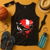 Austria Flag Skier Austrian Alpine Skiing Tank Top thumb 4