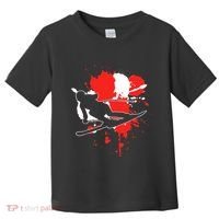 Austria Flag Skier Austrian Alpine Skiing Toddler T-Shirt thumb 0