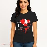 Austria Flag Skier Austrian Alpine Skiing Women's T-Shirt thumb 4