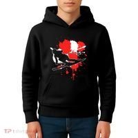 Austria Flag Skier Austrian Alpine Skiing Kids Hoodie thumb 4