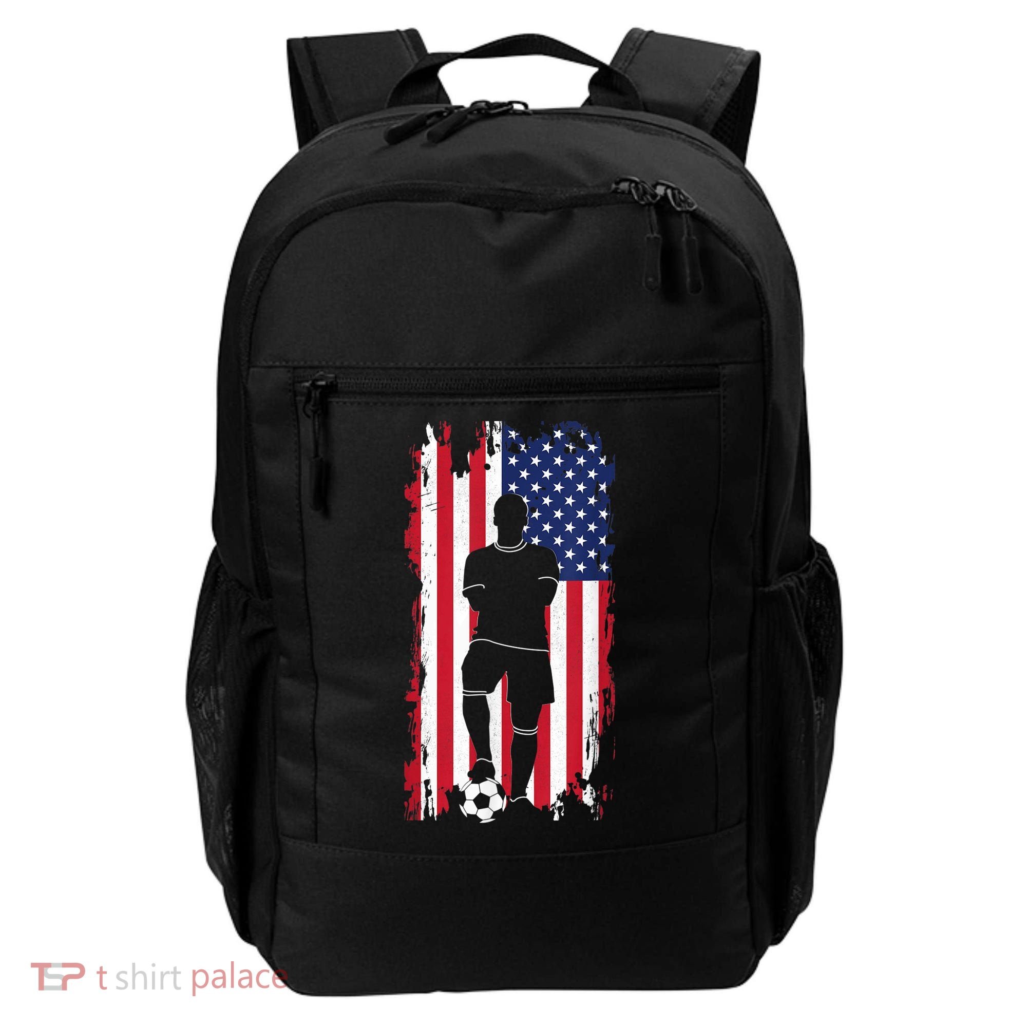 American Flag Soccer Apparel - Soccer Backpack