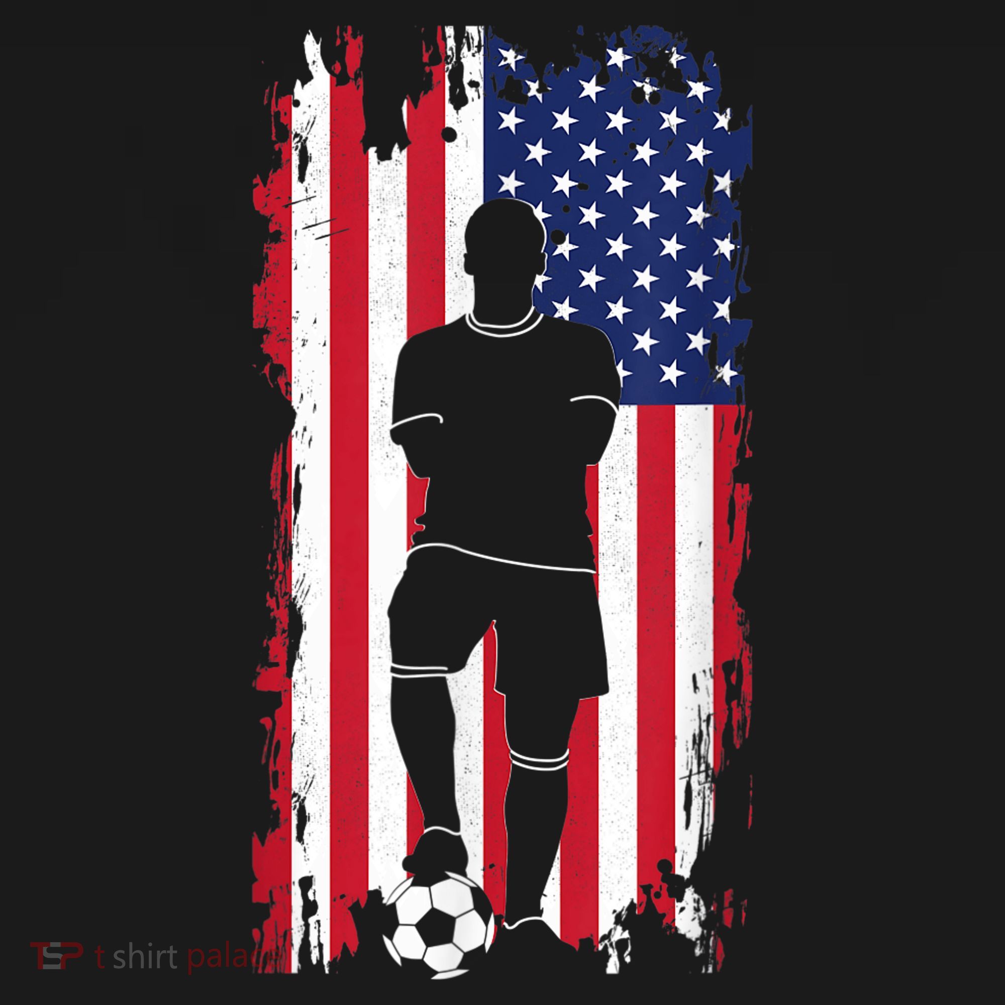 American Flag Soccer Apparel - Soccer Backpack