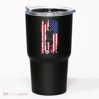 American Flag Soccer Apparel - Soccer Tumbler thumb 0