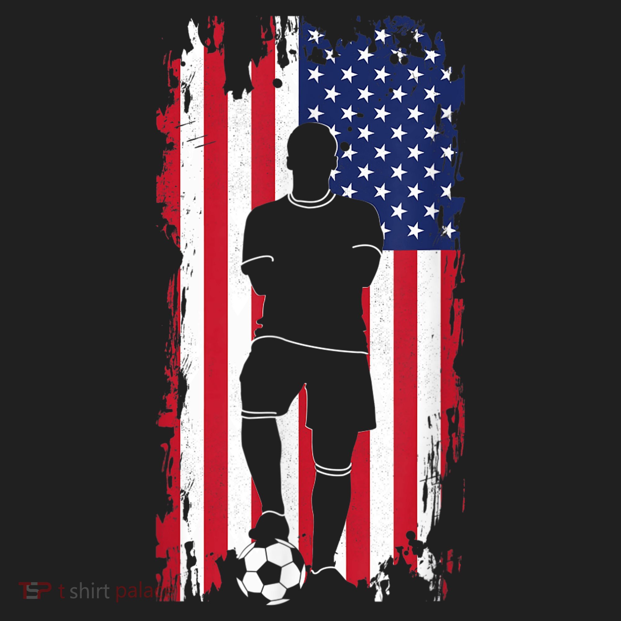 American Flag Soccer Apparel - Soccer Tumbler