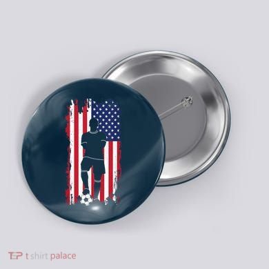 American Flag Soccer Apparel - Soccer Button