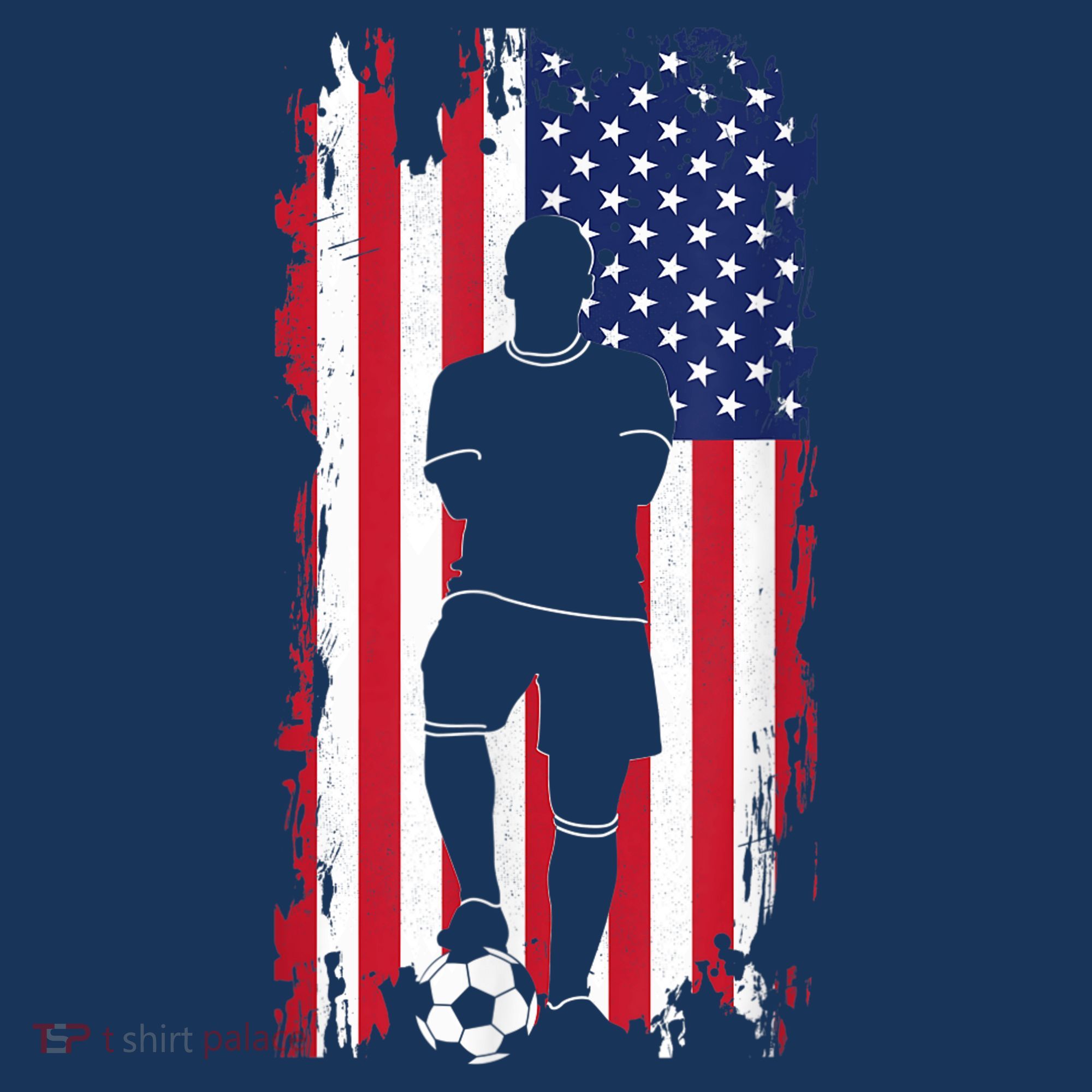 American Flag Soccer Apparel - Soccer Women's Hoodie