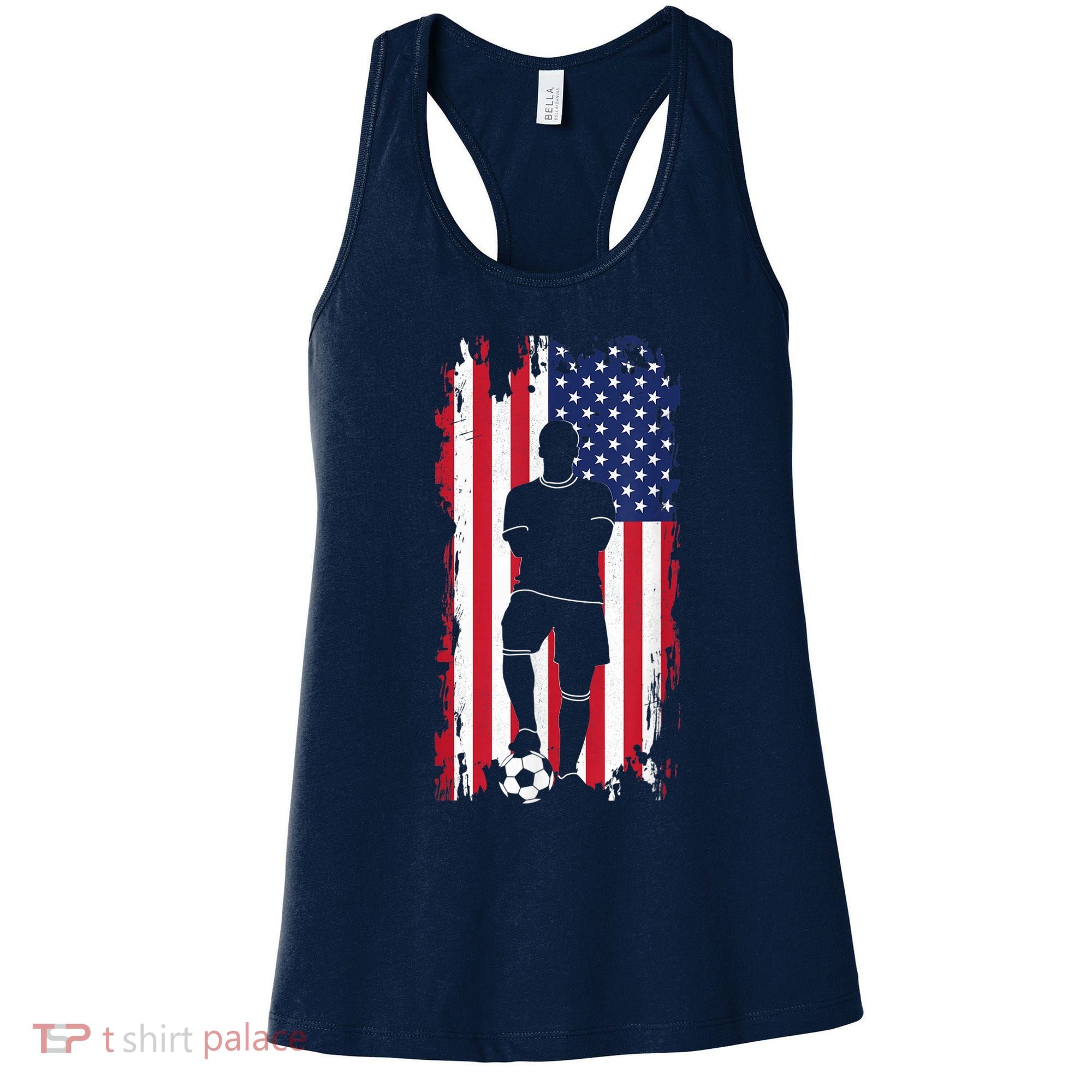 American Flag Soccer Apparel - Soccer Women's Tank Top