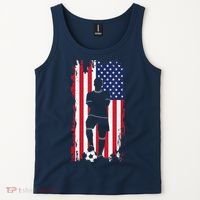American Flag Soccer Apparel - Soccer Tank Top thumb 2