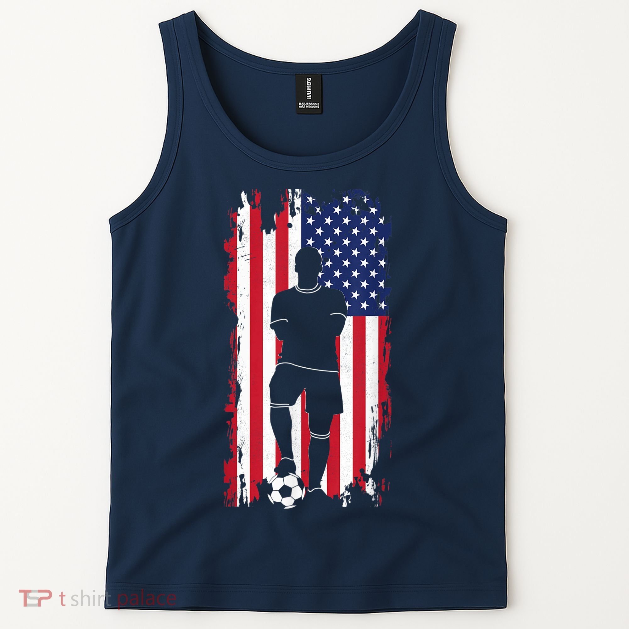 American Flag Soccer Apparel - Soccer Tank Top