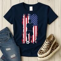 American Flag Soccer Apparel - Soccer Women's T-Shirt thumb 3