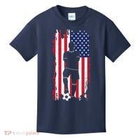 American Flag Soccer Apparel - Soccer Kids T-Shirt thumb 0