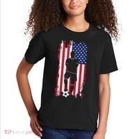 American Flag Soccer Apparel - Soccer Kids T-Shirt thumb 2