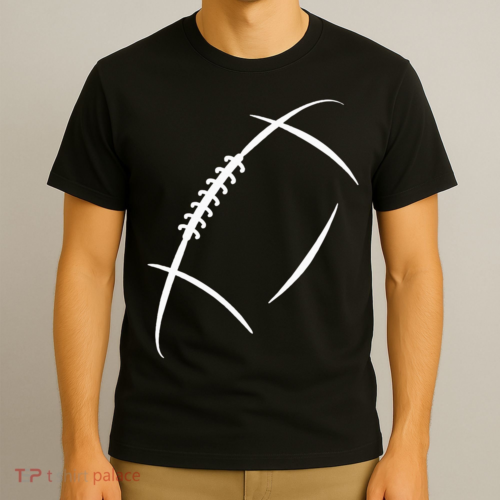 American Football Silhouette Football T-Shirt
