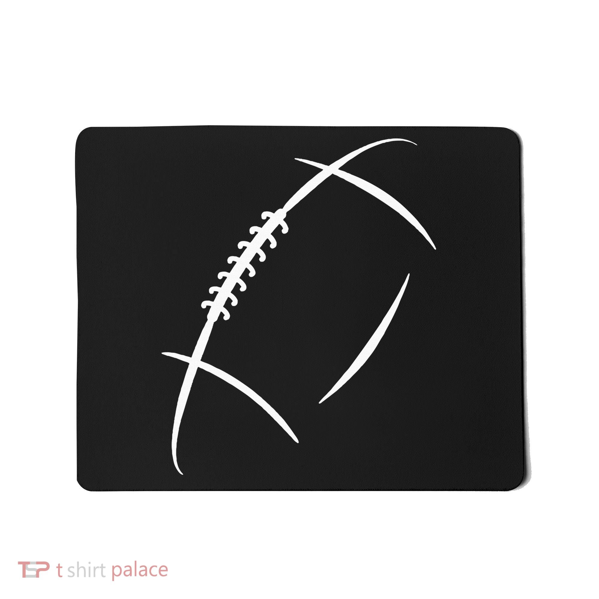 American Football Silhouette Football Mousepad