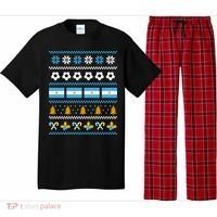 Argentinian Flag Soccer Ugly Christmas Sweater Argentina Cute Gift Pajama Set thumb 0