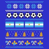 Argentinian Flag Soccer Ugly Christmas Sweater Argentina Cute Gift Women's Tank Top thumb 5