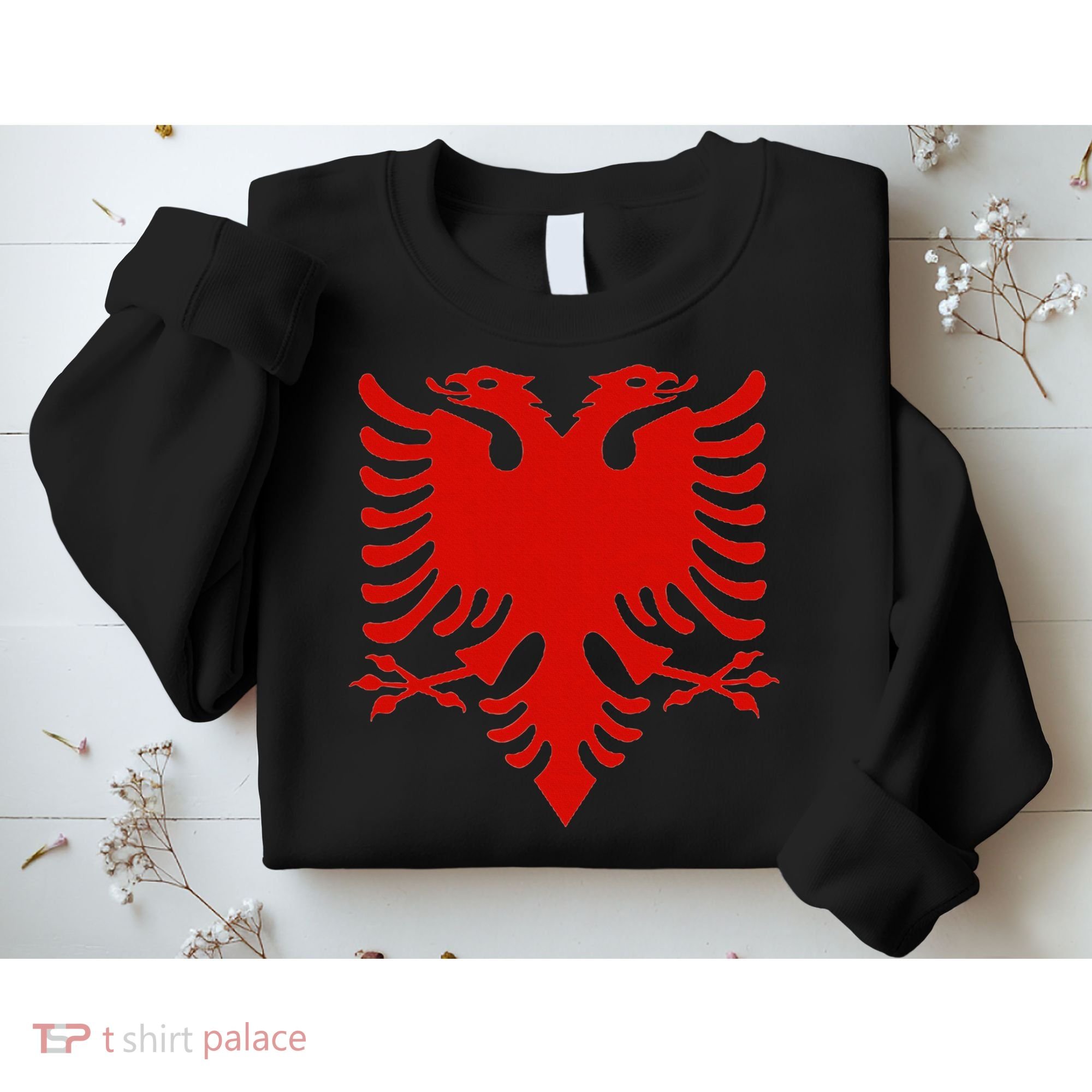 Albanian Flag Shqip Shqiponja Albanian Eagle Albania Sweatshirt