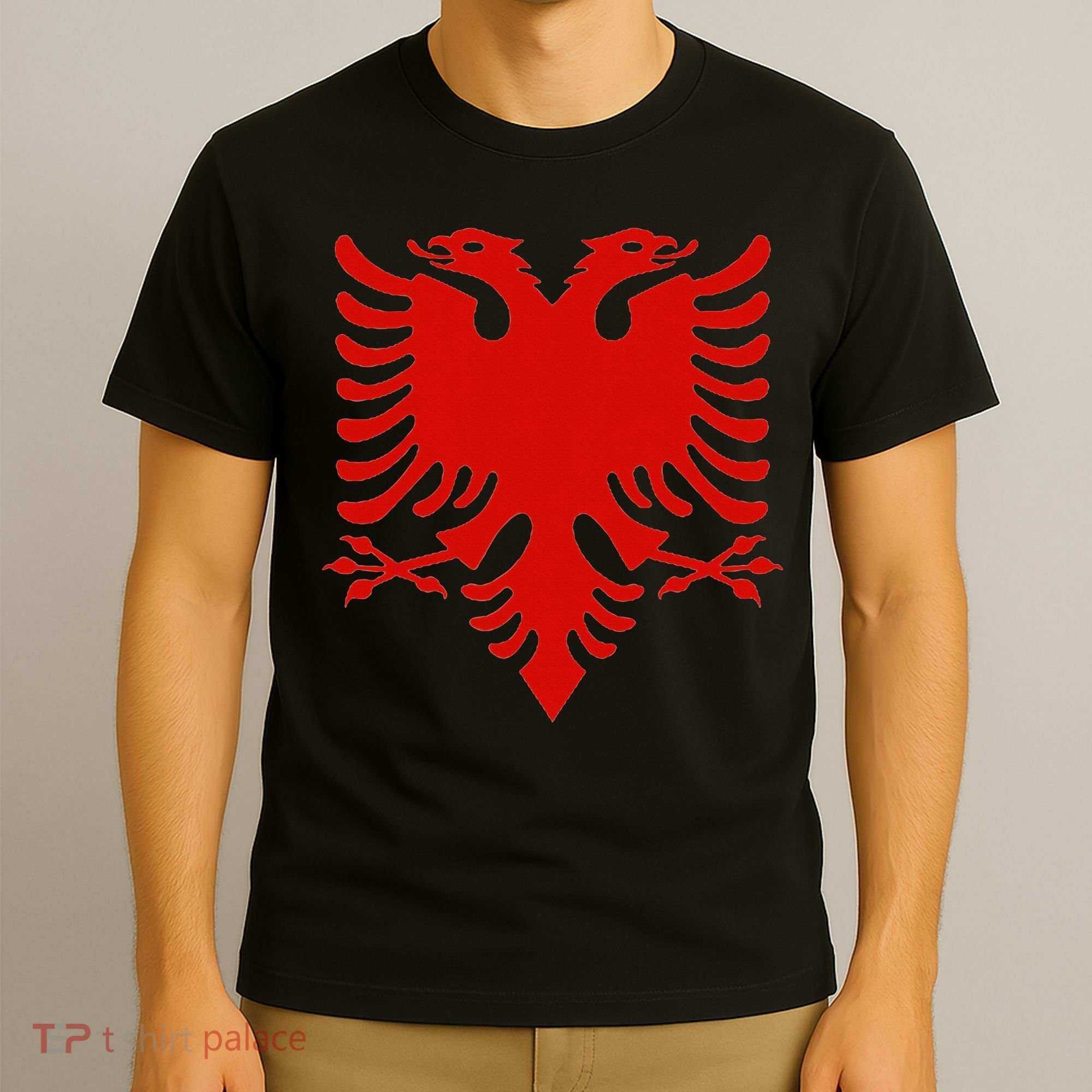 Albanian Flag Shqip Shqiponja Albanian Eagle Albania T-Shirt
