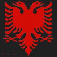 Albanian Flag Shqip Shqiponja Albanian Eagle Albania Beanie thumb 2