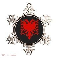 Albanian Flag Shqip Shqiponja Albanian Eagle Albania Ornament thumb 0