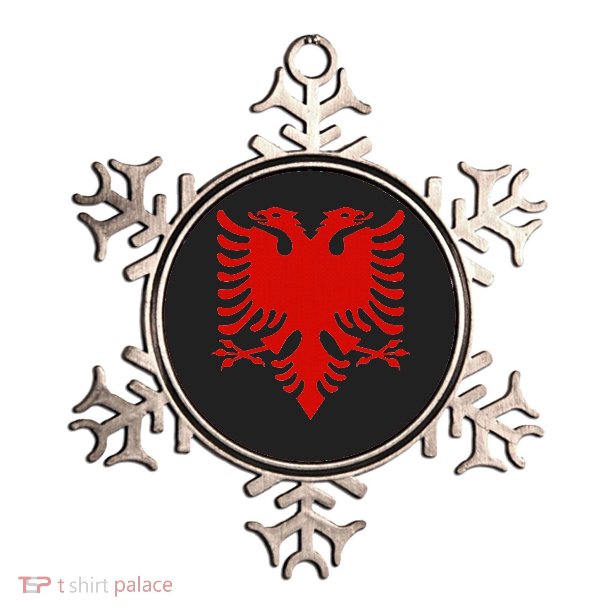 Albanian Flag Shqip Shqiponja Albanian Eagle Albania Ornament