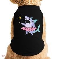 Angry Fairy Shark With Magic Wand And Tutu Art Doggie Tank thumb 0