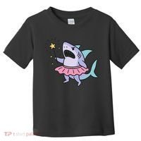 Angry Fairy Shark With Magic Wand And Tutu Art Toddler T-Shirt thumb 0