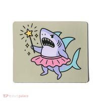 Angry Fairy Shark With Magic Wand And Tutu Art Mousepad thumb 0