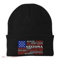 Arizona Flag Showing Some The StateS Best Features Beanie thumb 0