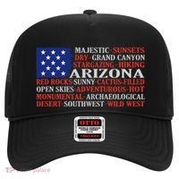 Arizona Flag Showing Some The StateS Best Features Hat thumb 0