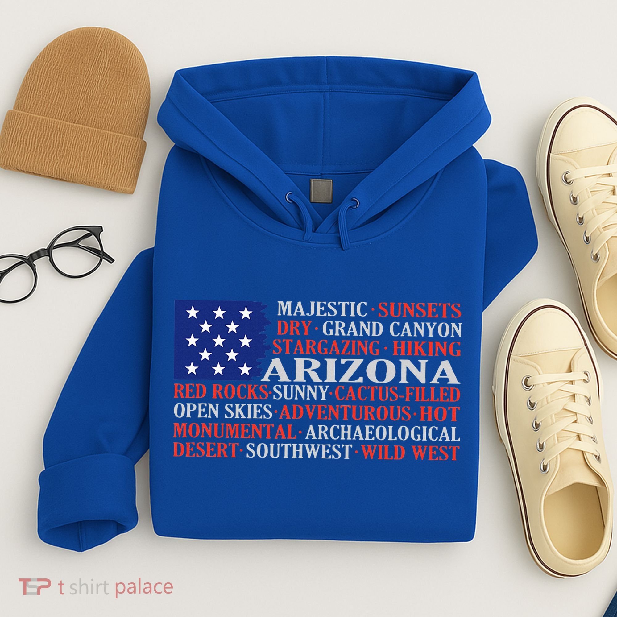 Arizona Flag Showing Some The StateS Best Features Hoodie