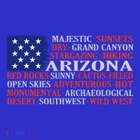 Arizona Flag Showing Some The StateS Best Features Coaster thumb 2