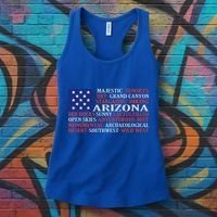 Arizona Flag Showing Some The StateS Best Features Women's Tank Top thumb 3