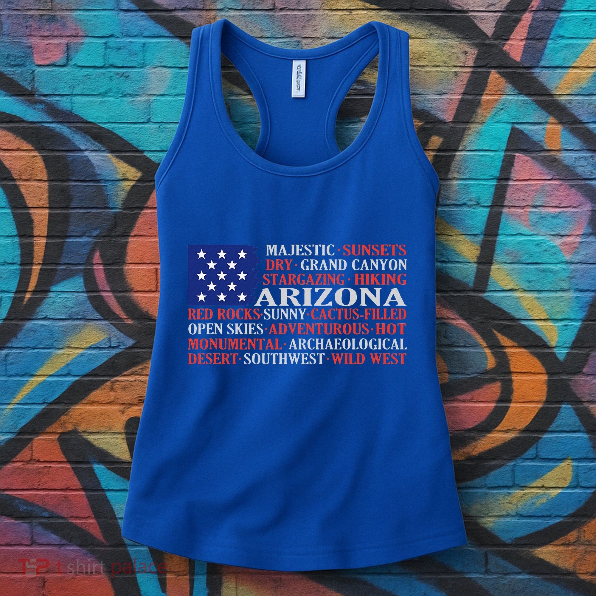 Arizona Flag Showing Some The StateS Best Features Women's Tank Top