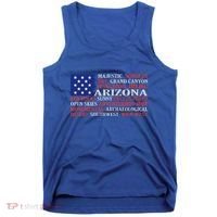 Arizona Flag Showing Some The StateS Best Features Tank Top thumb 0