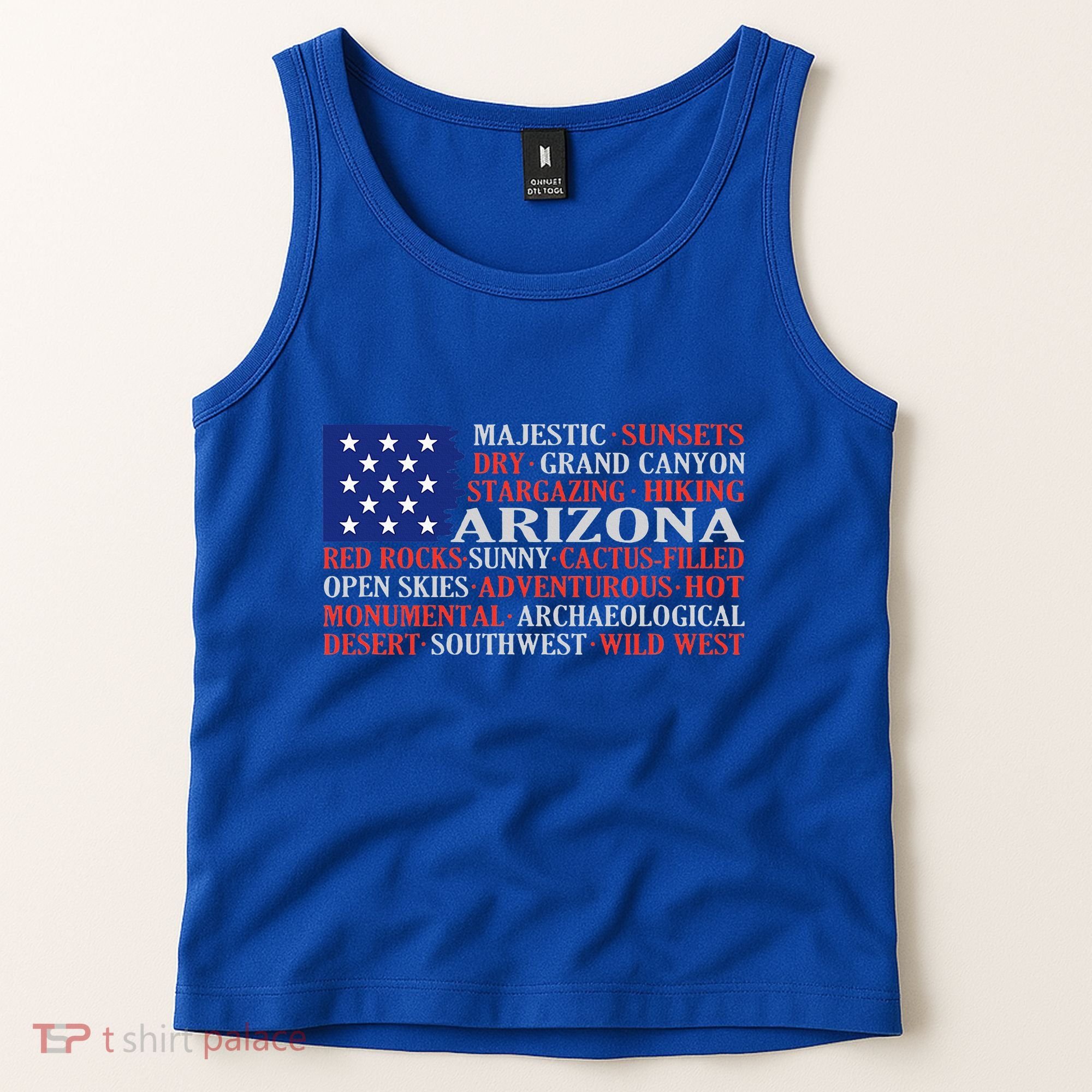 Arizona Flag Showing Some The StateS Best Features Tank Top