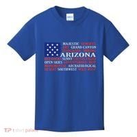 Arizona Flag Showing Some The StateS Best Features Kids T-Shirt thumb 0