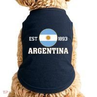 Argentina Flag Sun Emblem Soccer Fans Est 1893 Doggie Tank thumb 0