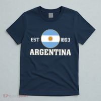Argentina Flag Sun Emblem Soccer Fans Est 1893 T-Shirt thumb 5