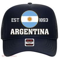 Argentina Flag Sun Emblem Soccer Fans Est 1893 Hat thumb 0