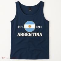 Argentina Flag Sun Emblem Soccer Fans Est 1893 Tank Top thumb 2