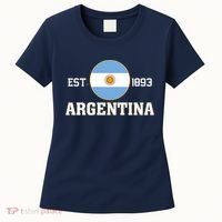 Argentina Flag Sun Emblem Soccer Fans Est 1893 Women's T-Shirt thumb 0