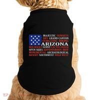 Arizona Flag Showing Some The StateS Best Features Doggie Tank thumb 0