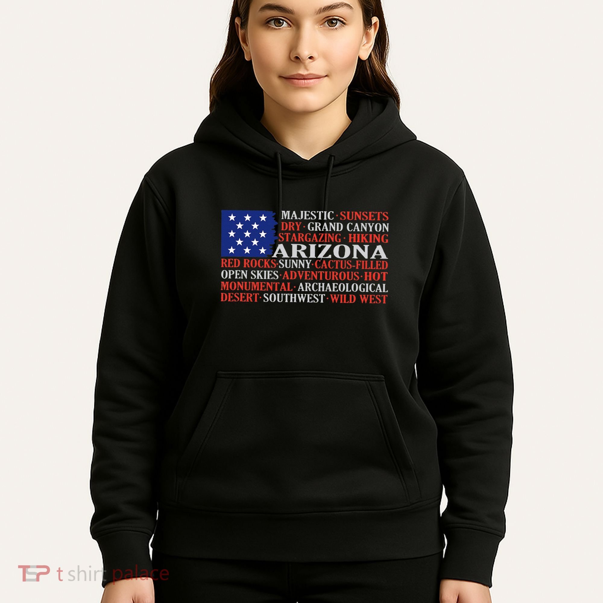 Arizona Flag Showing Some The StateS Best Features Hoodie