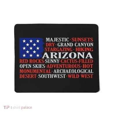 Arizona Flag Showing Some The StateS Best Features Mousepad