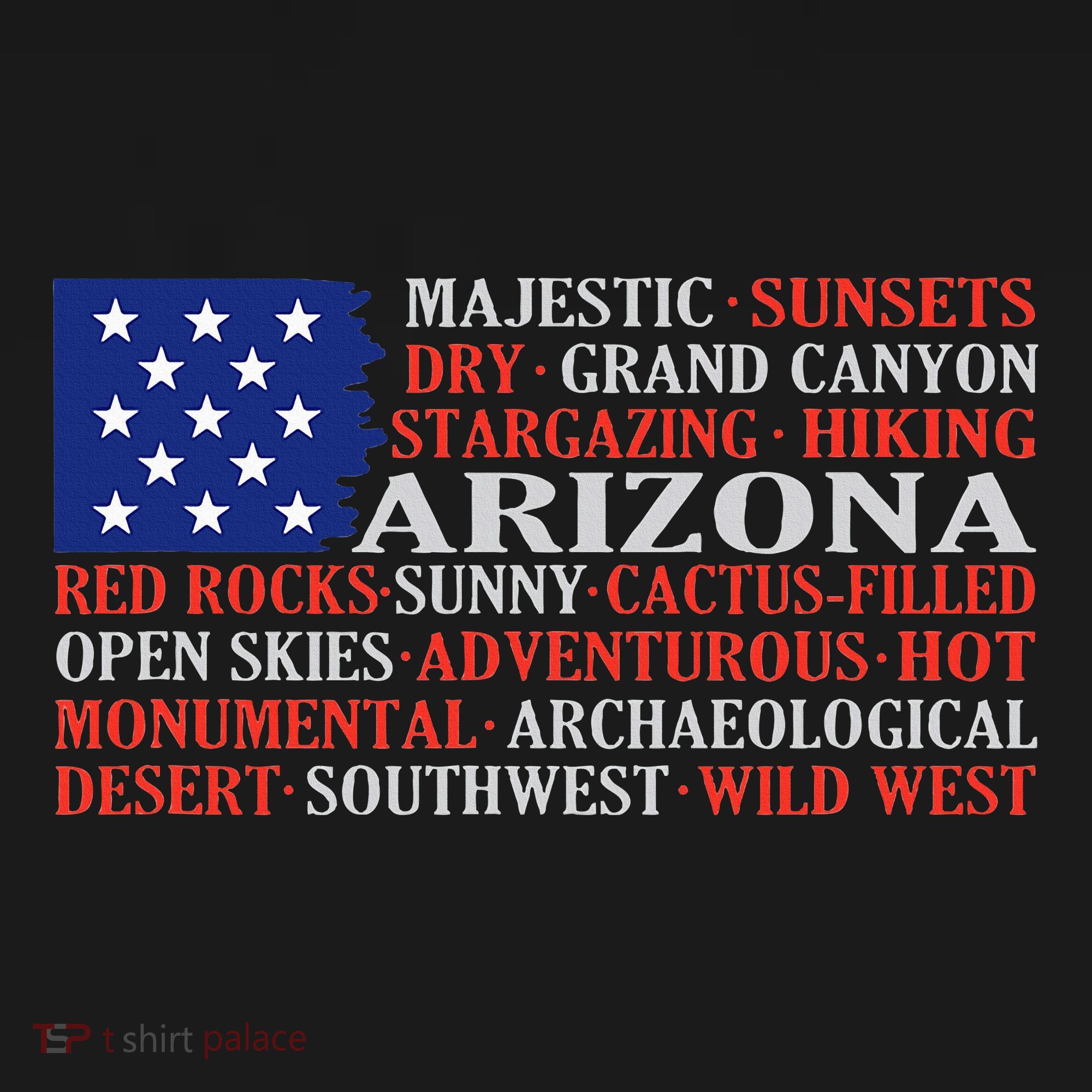 Arizona Flag Showing Some The StateS Best Features Mousepad